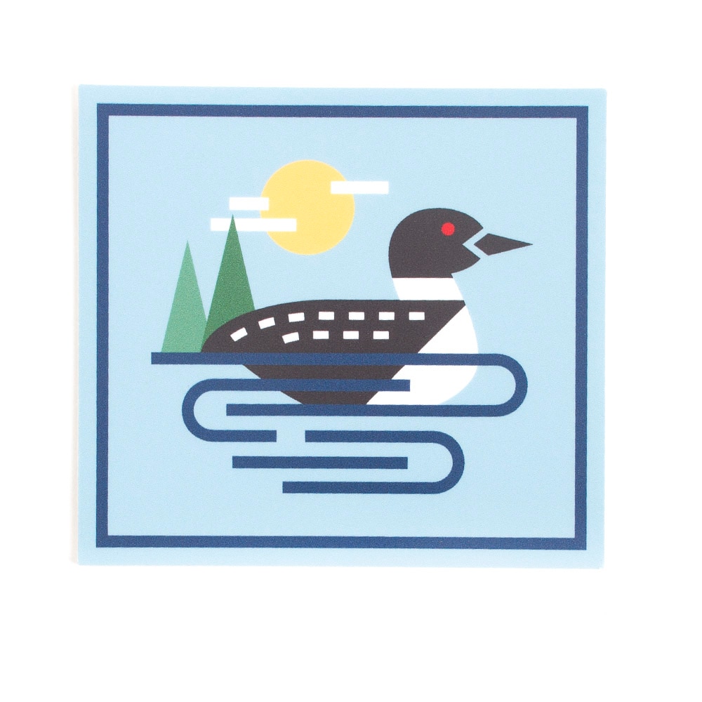 Stickers Northwest, Stickers, Art & School, 3", Loon Lake, 632553
